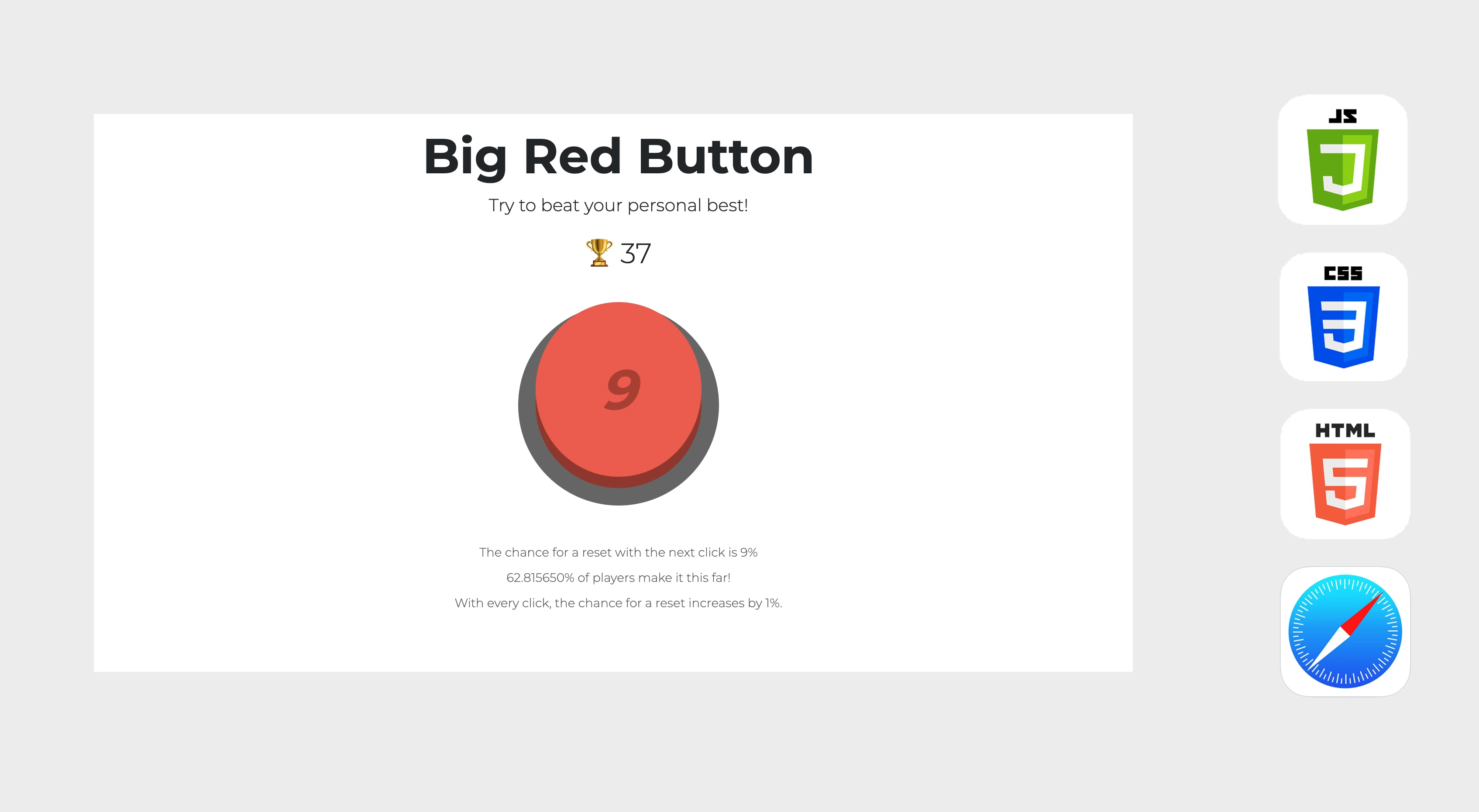 BigRedButton Game